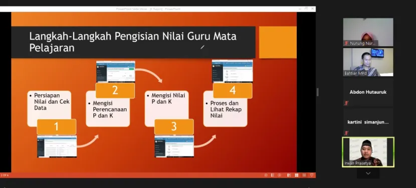 Sosialisasi Teknis Pengisian e-Raport