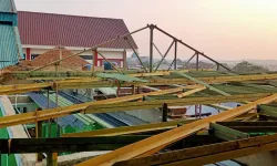 Proses Rehab Berat Gedung A dan B Tahun 2019