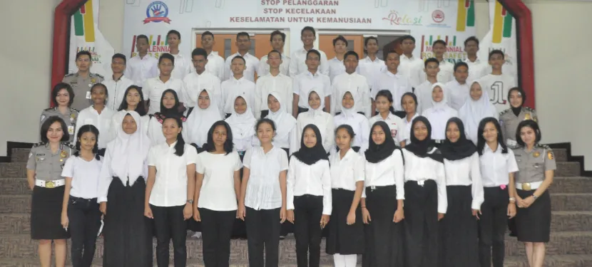 8 orang siswa SMK Negeri 52 Jakarta lolos seleksi<br>Polisi Pelajar Indonesia (Korlantas Mabes POLRI)