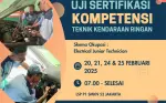 UJI SERTIFIKASI KOMPETENSI TKR SKEMA OKUPASI ELETRICAL JUNIOR TECHNICIAN
